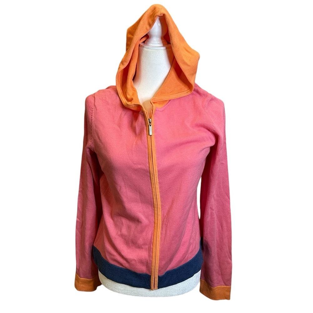 Crazy Horse Striped spring Hoodie Sweater Liz Claiborne company size‎ Medium